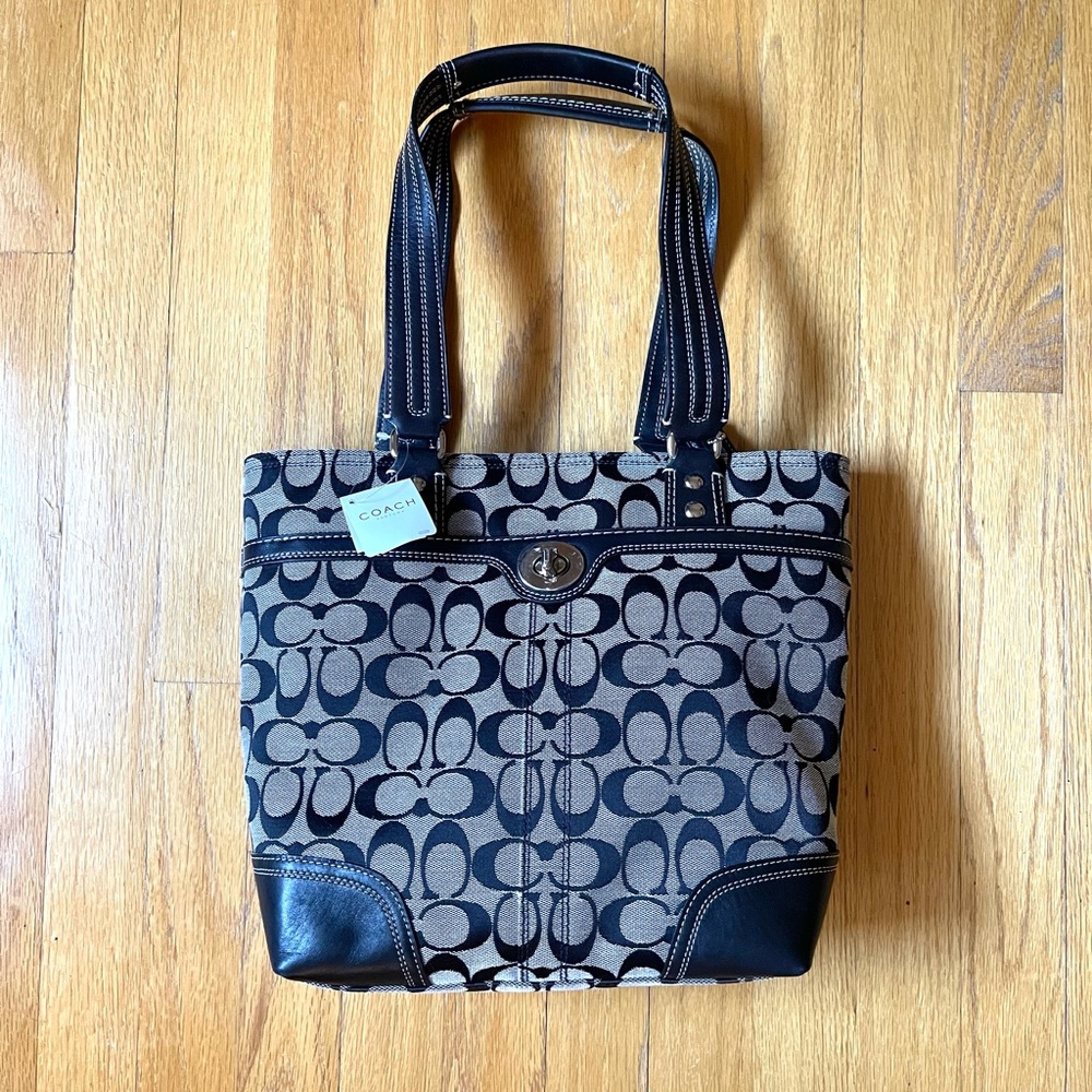 Coach monogram tote